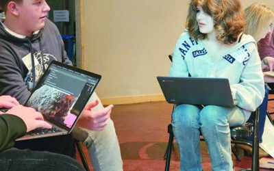 WHS students welcome peers from Poland Regional High to practice civil discourse